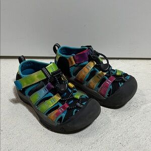 Keen Little Kids Newport H2 in Rainbow Tie Dye
